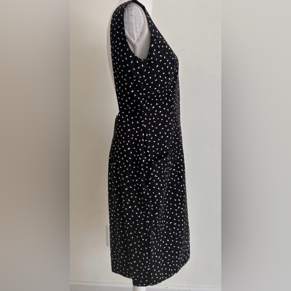Geary Roark Kamisato Black and White Polka Dot Vintage 1950’s Backless Dress - Picture 3 of 16